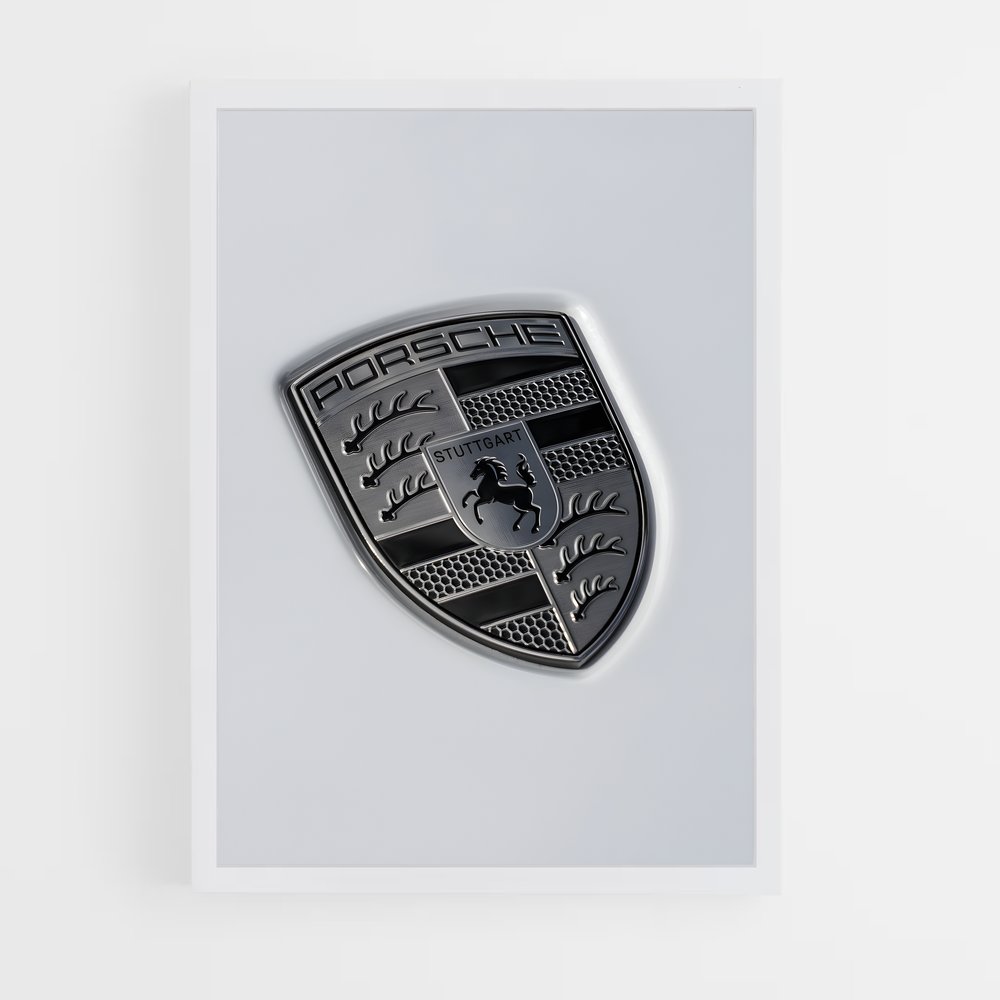 Poster Élan de puissance – affiche Porsche (vue 3)